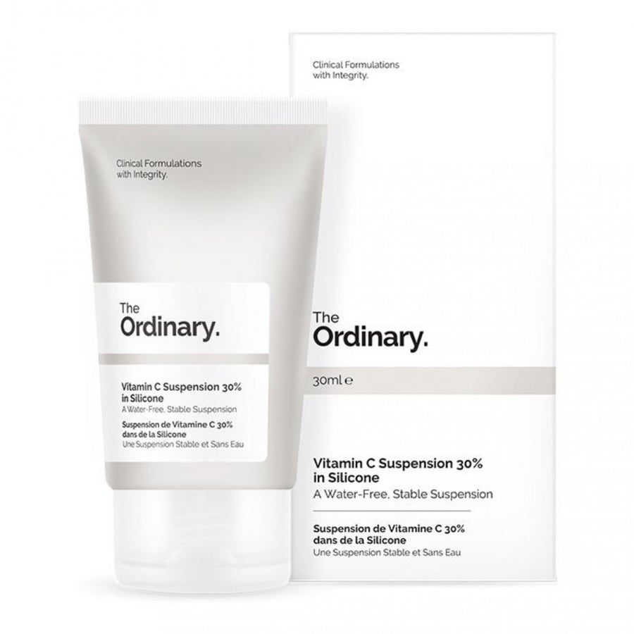 كريم فيتامين سي لنضارة و توحيد لون البشرة ذا اورديناري Vitamin C Suspension 30% in Silicone 30ml