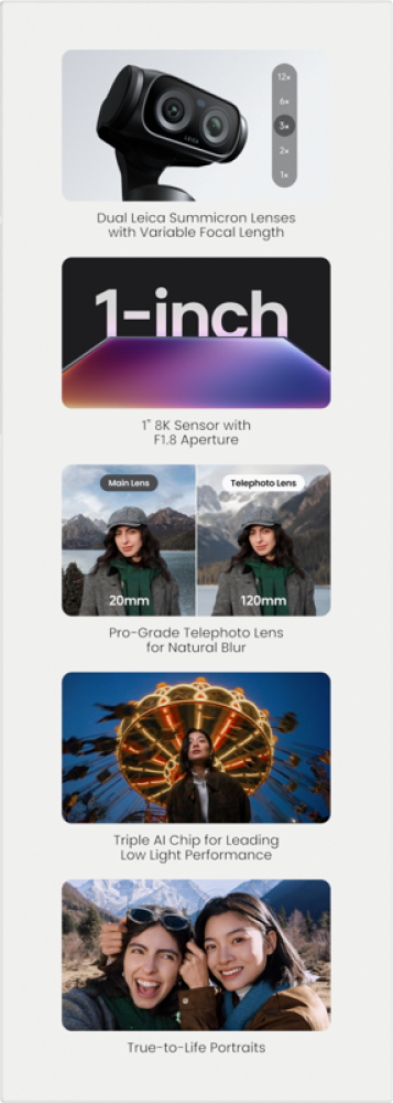 كاميرا جيمبل Insta360 لونا الترا