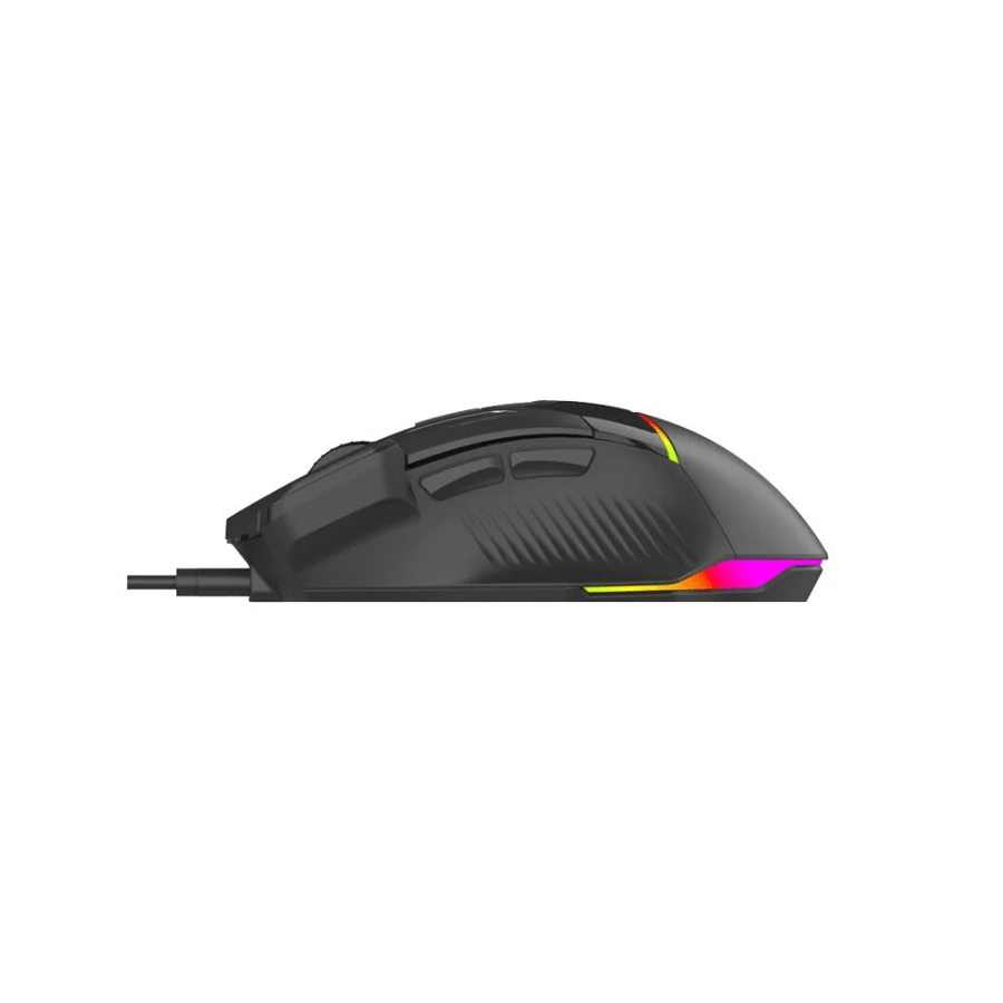 بورودو ماوس ألعاب بدقة 7200 DPI بإضاءة RGB – أسود
