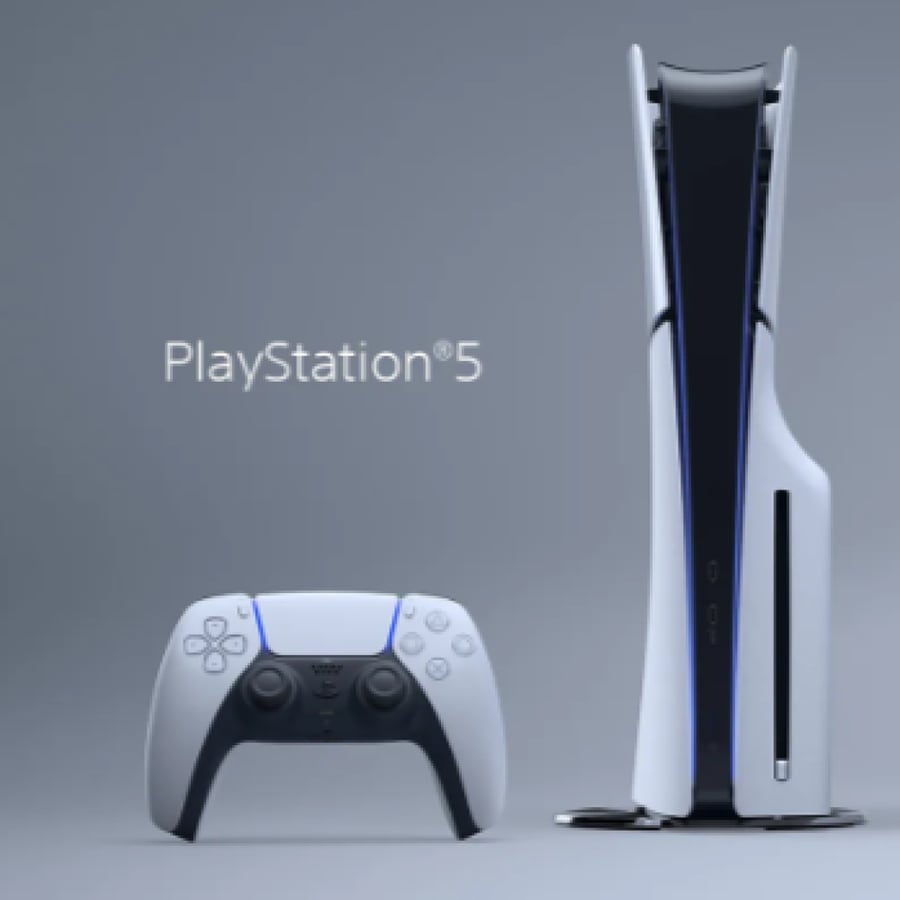 بلاستيشن 5 سليم  سي دي PS5 Slim CD لون ازرق