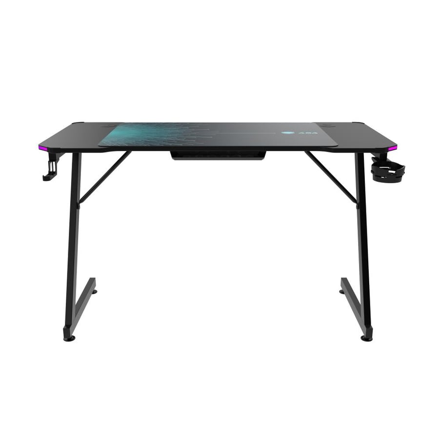 طاولة قيمنق ASA Ultra بإضاءة RGB مع ماوس باد مقاس 120 × 60 × 75 سم – أسود