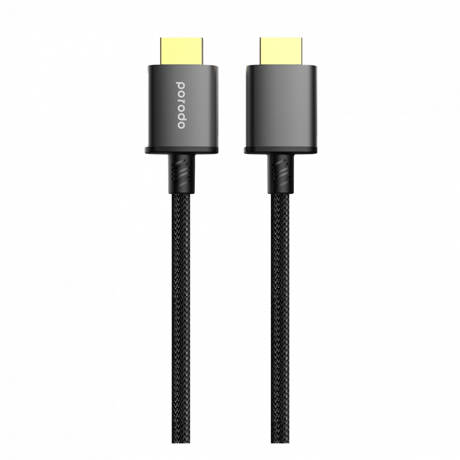 كيبل HDMI 2.1 PVC لجهاز بلاي ستيشن 5 من Porodo بطول 2 متر