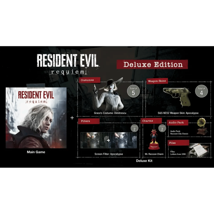 رزدنت ايفل ريكويم نسخة الديلوكس + الإضافات | Resident Evil Requiem Deluxe Edition | حساب مشترك اكس بوكس Xbox