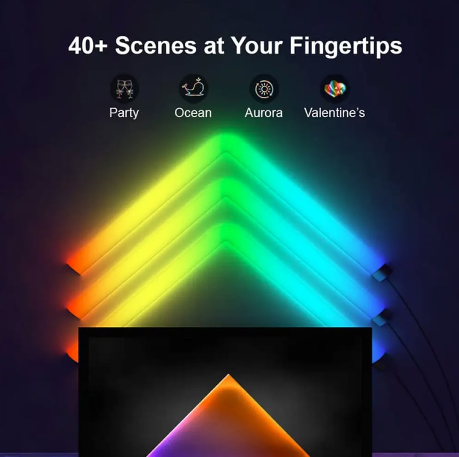 اضاءة قوفي لاين 6 قطع - Line lighting, 6 pieces