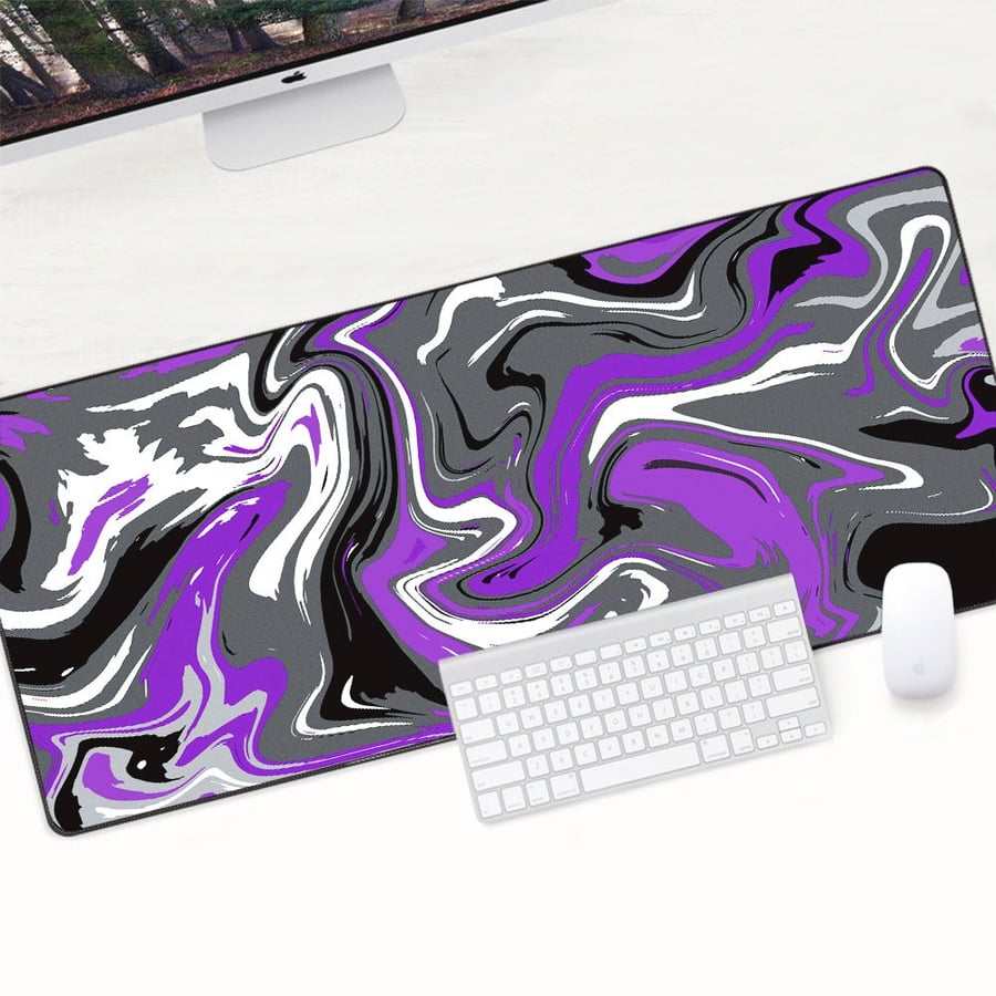 ماوس باد - Liquid pattern purple mouse pad