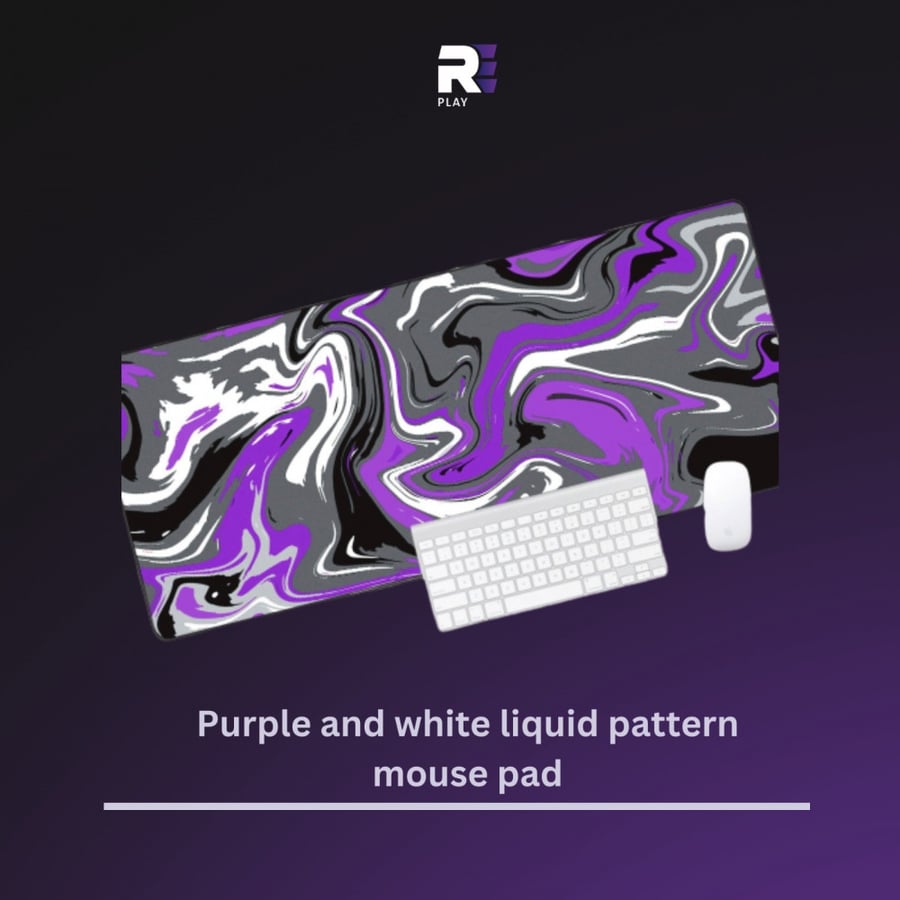 ماوس باد - Liquid pattern purple mouse pad