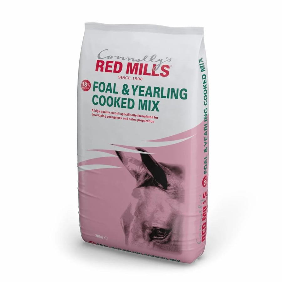 High-quality feed specially designed to support the growth and health of foals in the early stages of their life 20 kg | Foal & Yearling Cooked Mix