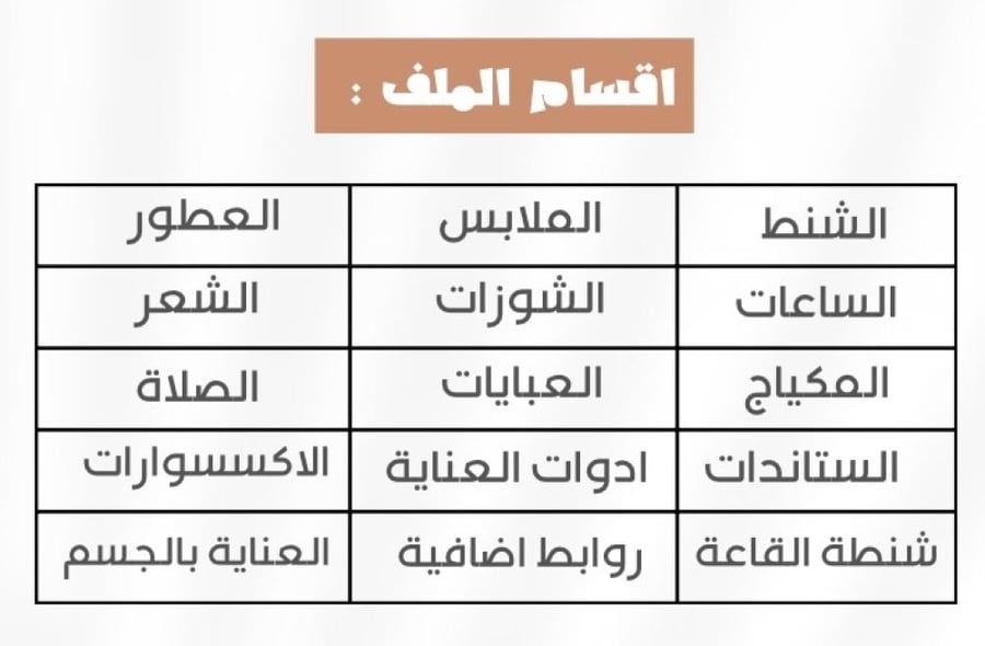 ملف تجهيزات الدبش المتكامل