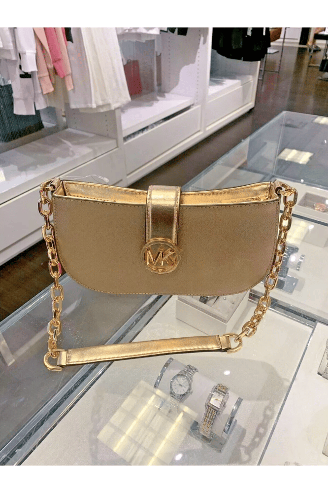 شنطة مايكل كورس ذهبي shoulder bag
