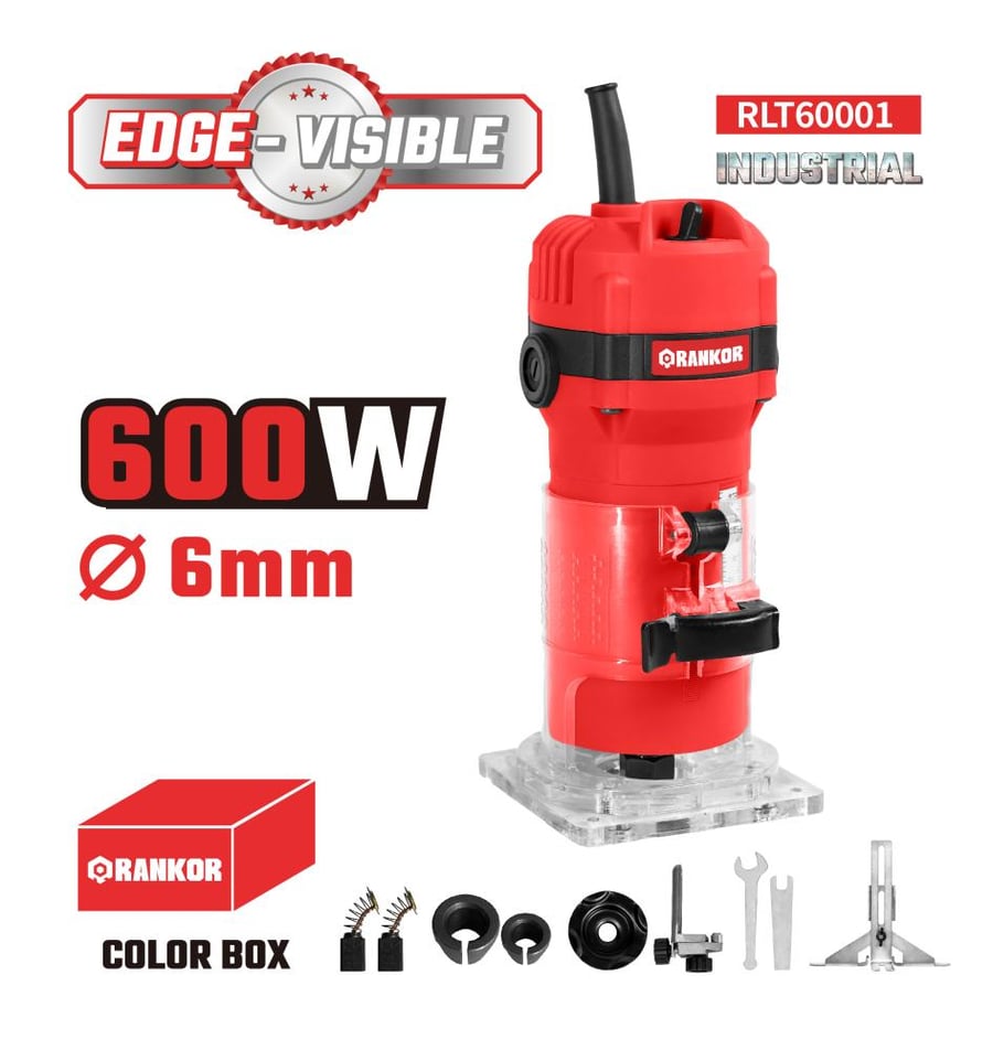 راوتر 6 مم 600 واط رانكور RANKOR RLT60001
