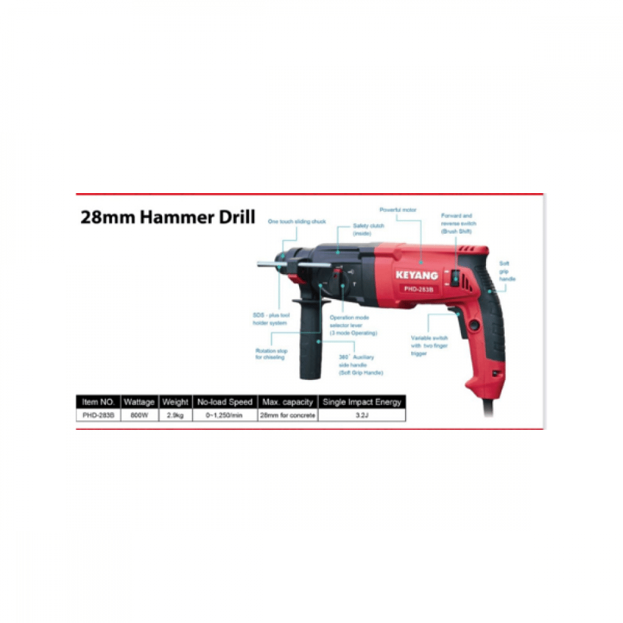 Hilti Drill 28mm keyang PHD-283B