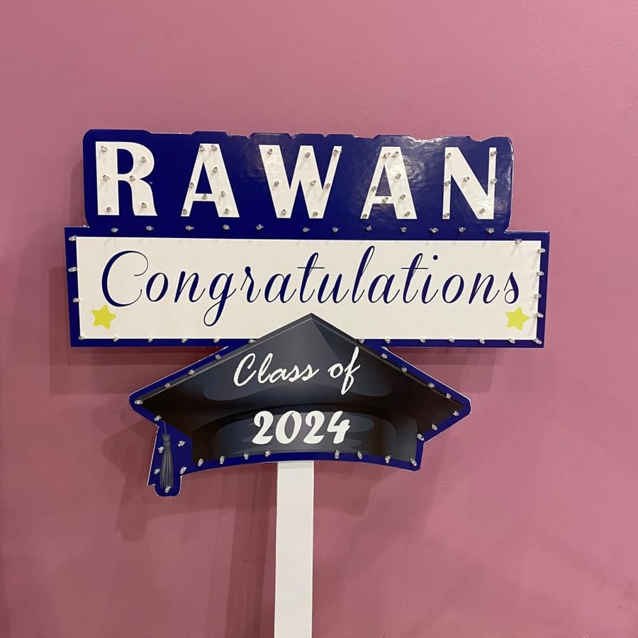 Graduation plaque