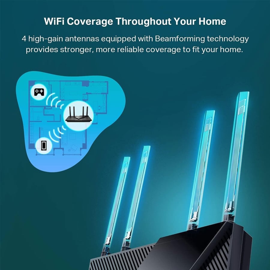 راوتر tp-link اي اكس 3000 Ax55