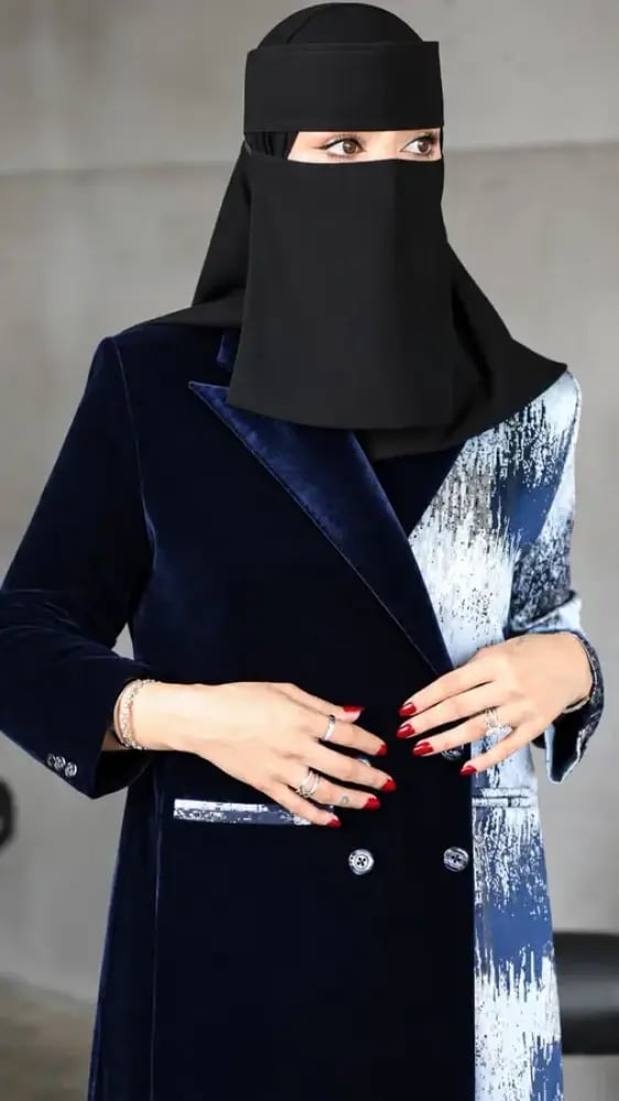 نقاب غير مقوّى | طول 8.5