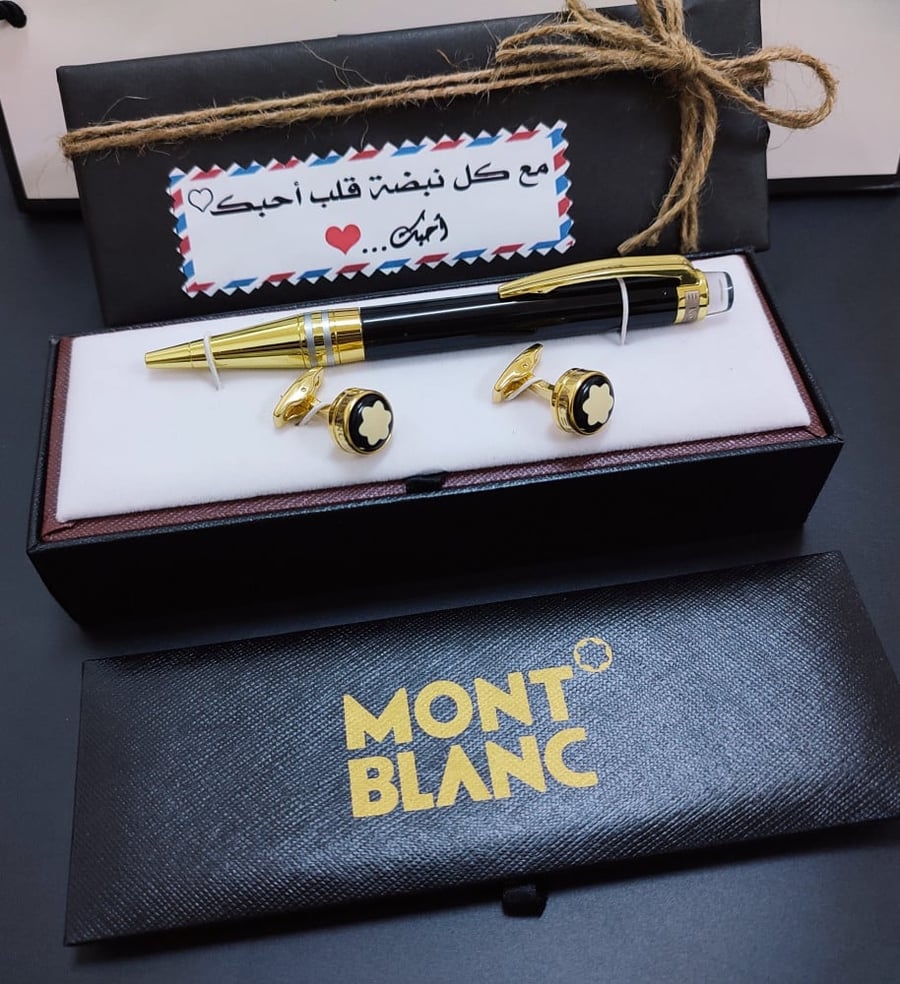 كبك مع قلم ذهبي