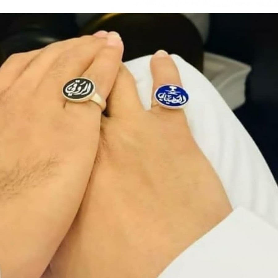 خاتم ملكي رجالي بالاسم