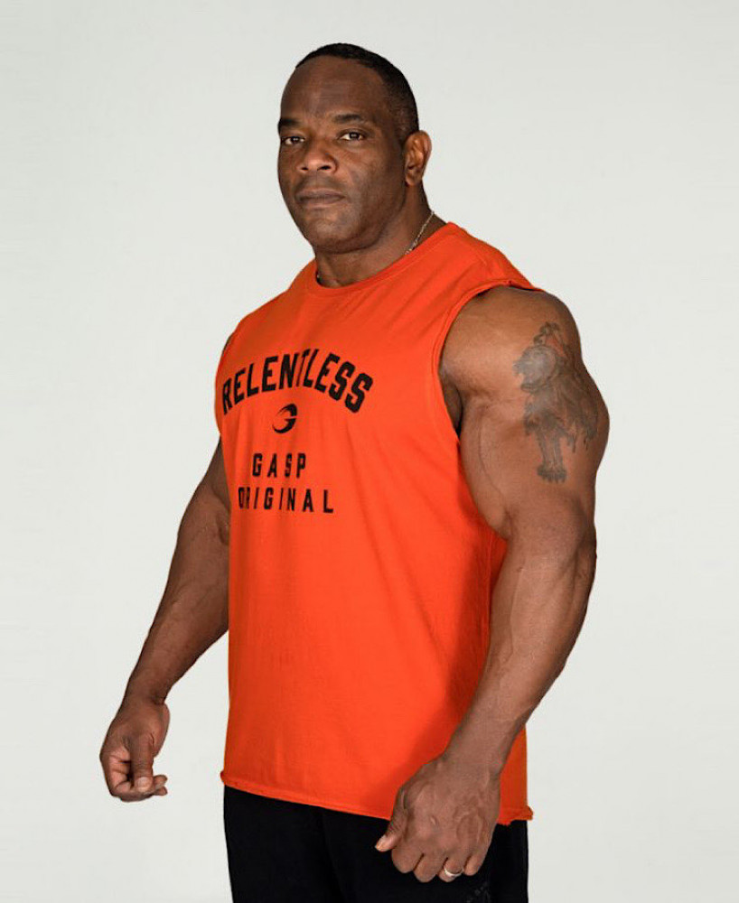 RELENTLESS  TANK - FLAME/BLACK
