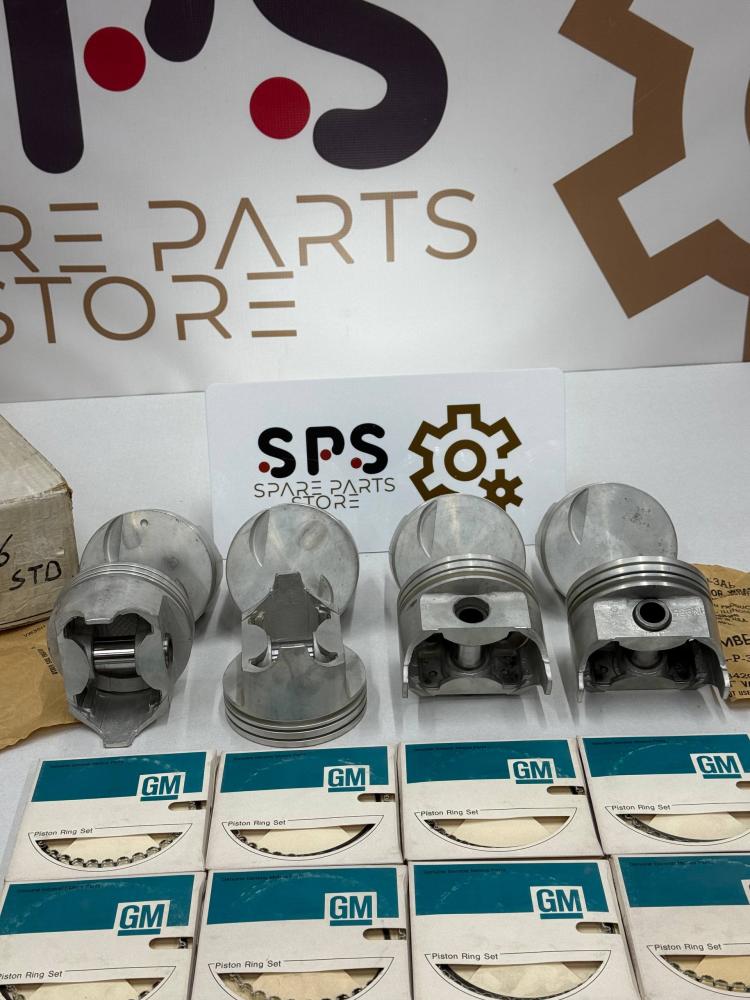 طقم بساتم مكينة ٤٥٤ أمريكي قديم شر كة Seal power federal مع طقم شنابر  اصلي GM المقاس ستاندر