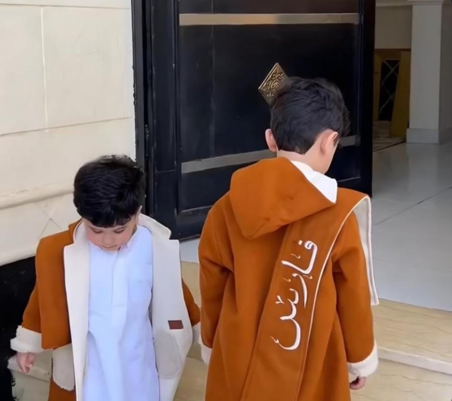 فروة الأطفال دبل فيس مع شال – جمّلي وبيّج