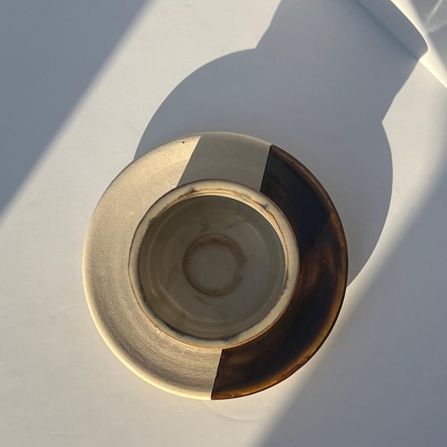 كوب اسبريسو و طبق