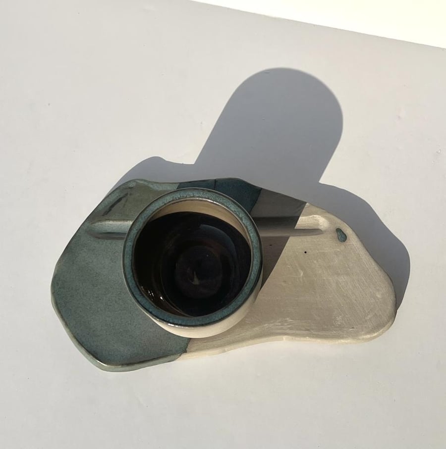 Espresso cup, plate