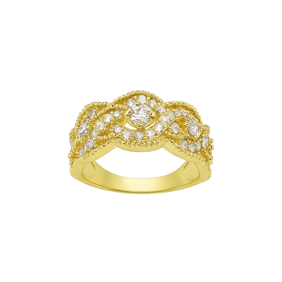 Gold 18 karat diamond ring