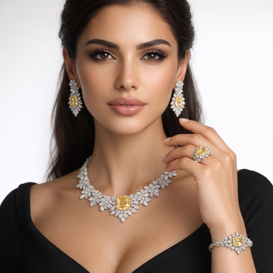 Gold diamond set 18 karat