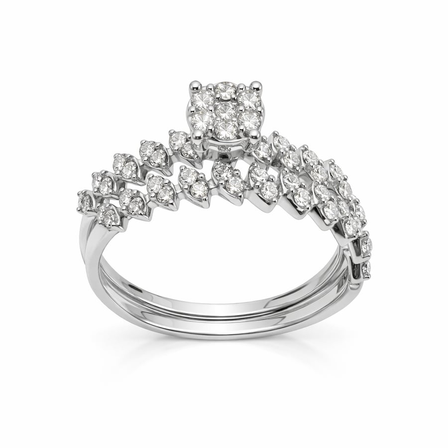Twins Diamonds 18k Gold