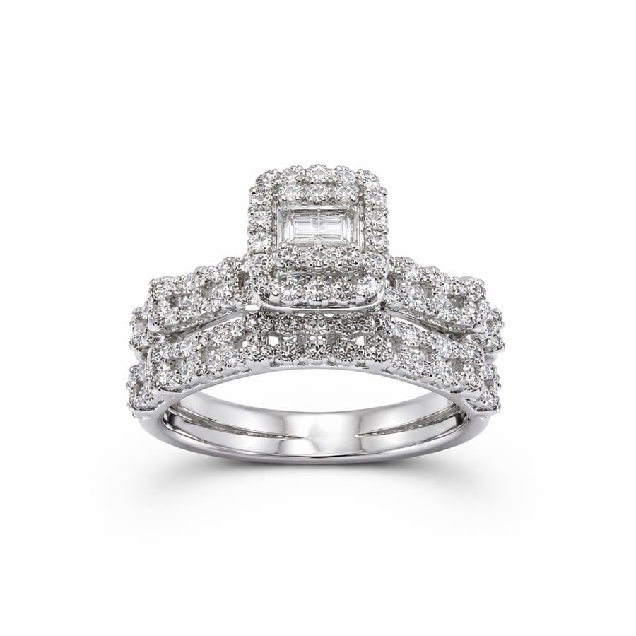 Twins Diamonds 18k Gold