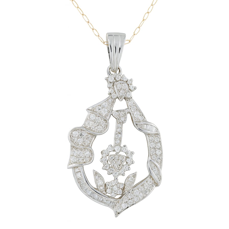 Diamond necklace 18 karat gold