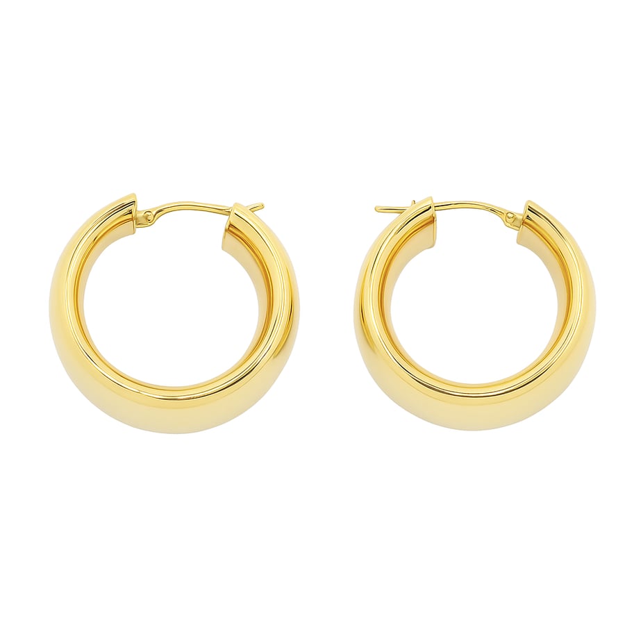 18-karat gold earrings