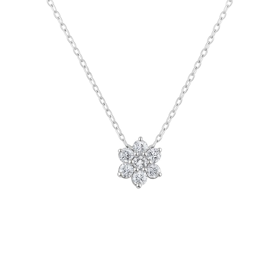 Diamond necklace 18 karat gold