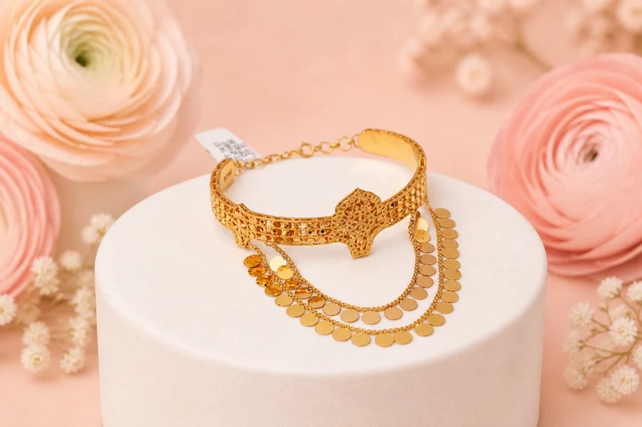 اسوارة ذهب عيار 21