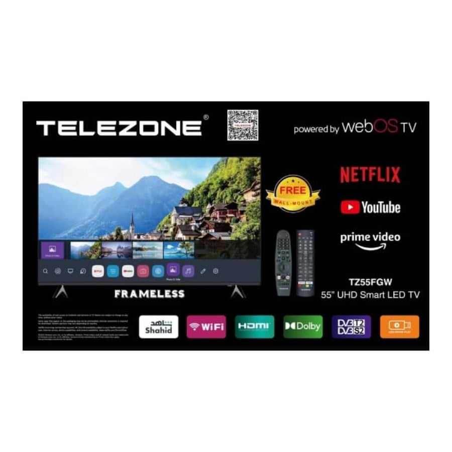 شاشة تليزون 50 بوصة 4K سمارت webOStv