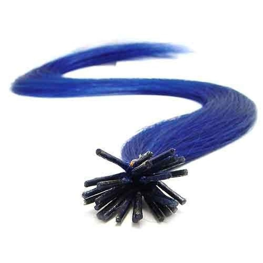 BEADS extension  hair (BLUE)- 20 pieces