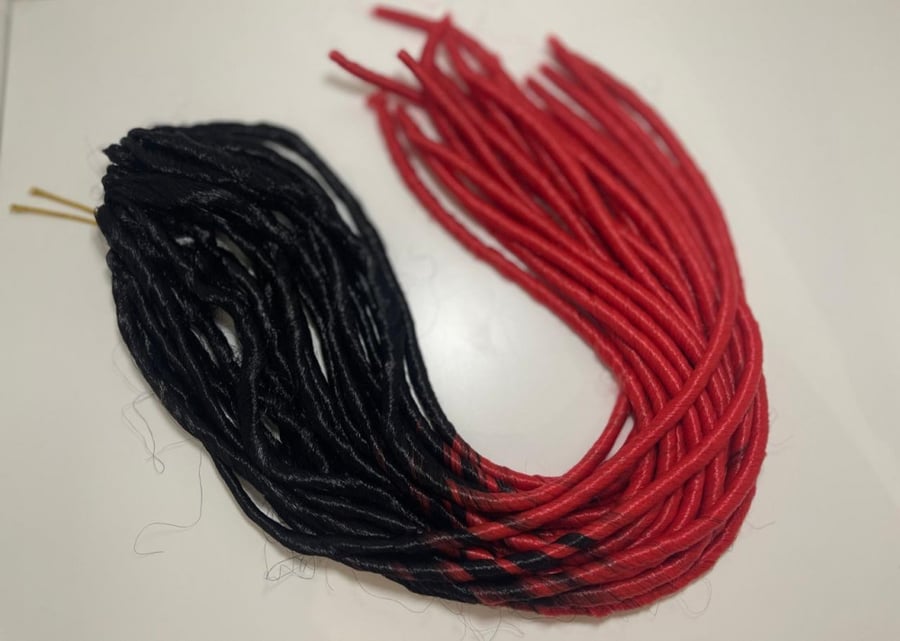 PRE LOOPED LOCS EXTENSION RED COLOUR