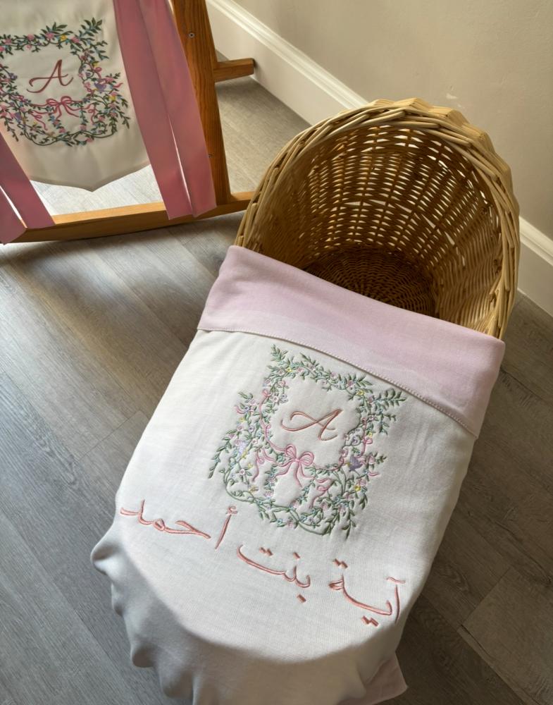 بطانيه وجهين وردي