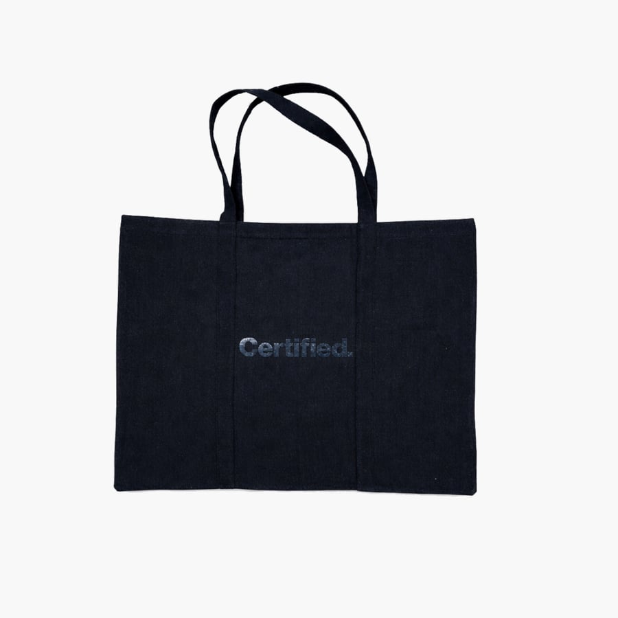 XL black tote bag
