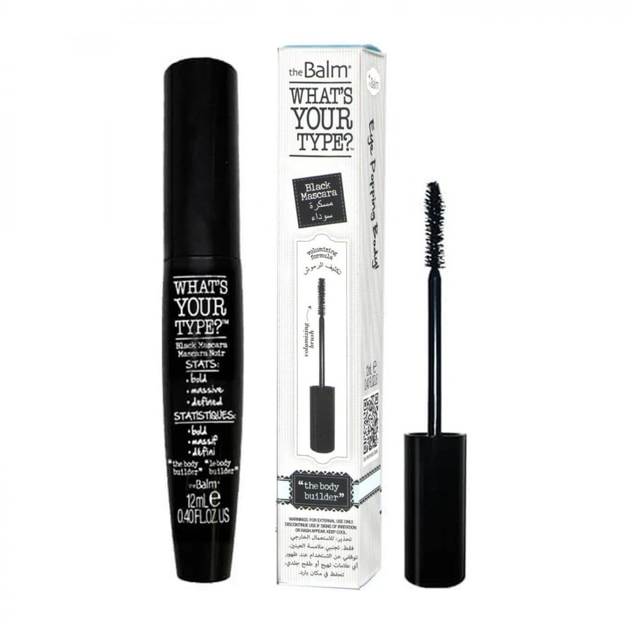 ذا بالم ميكاب تجميل THE Balm مسكرة سوداء WHATS YOUR TYPE