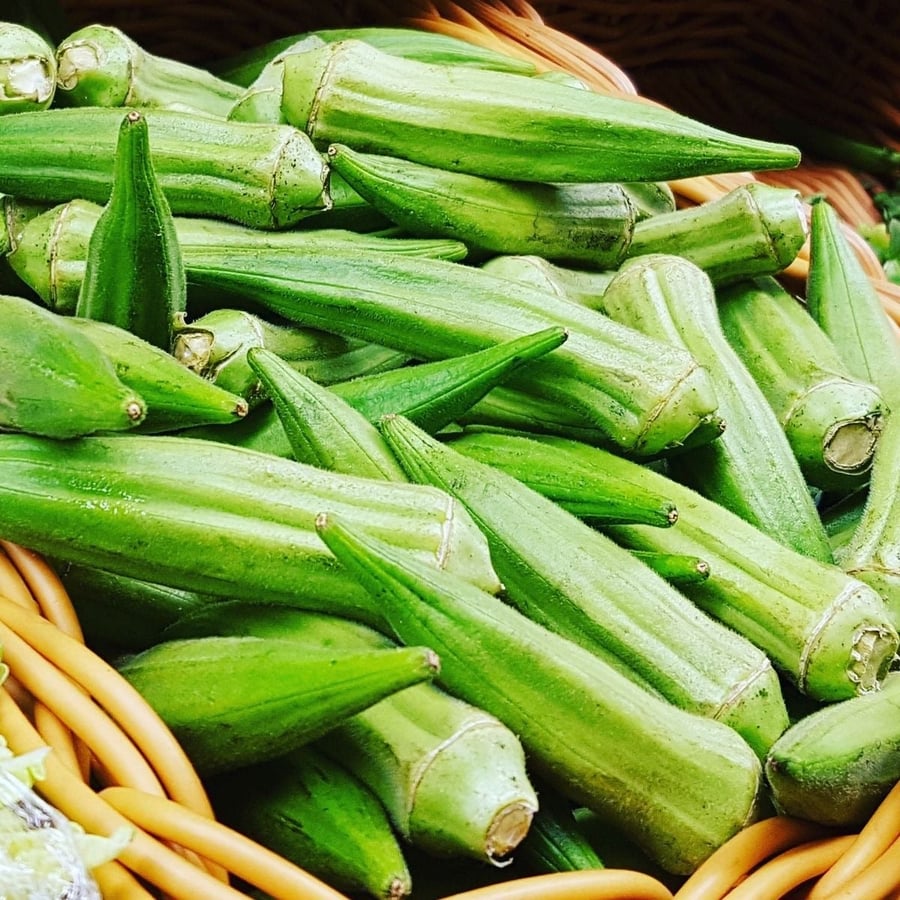 بذور باميا (متوارث) - Okra seeds (heirloom)