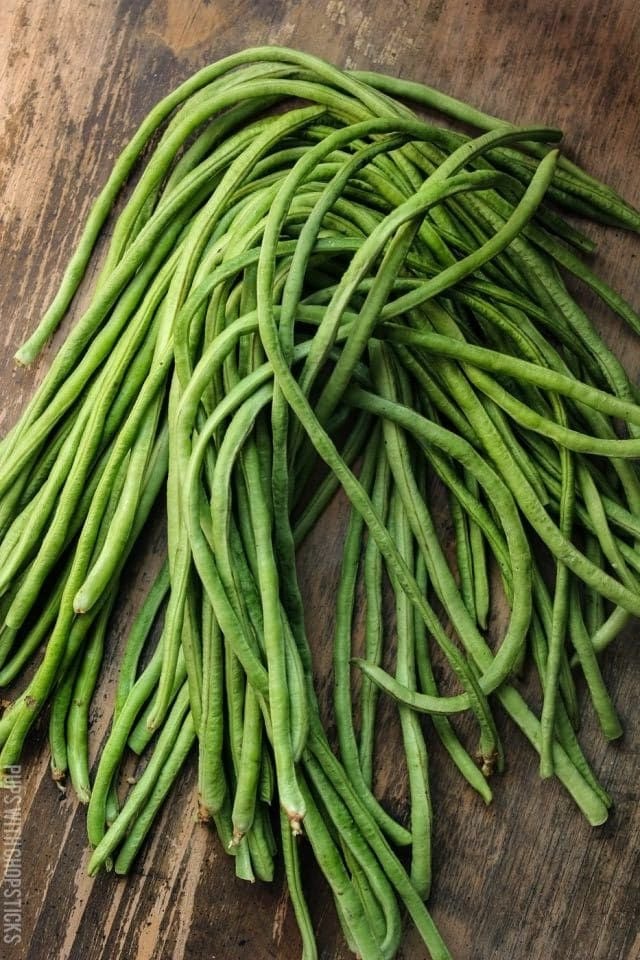 بذور فاصوليا النودلز الطويلة (متوارث ) - Long bean noodles (heirloom)