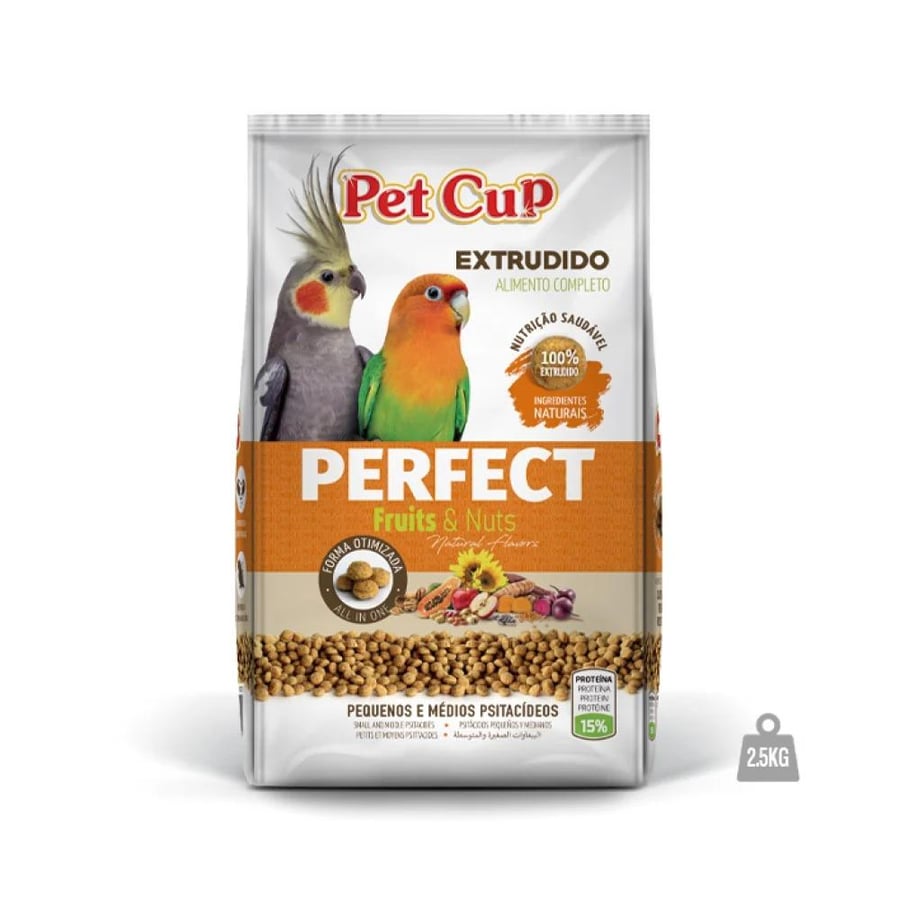 طعام بلت بيت كوب PET CUP PERFECT بالفواكه والمكسرات2.5كغ