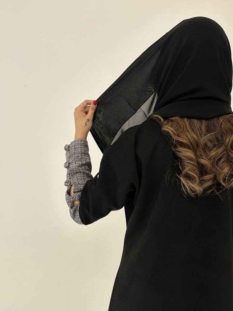 عباية شامواه مع أكمام صوف