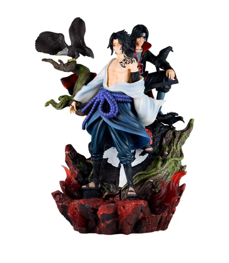 Itachi figure with Sasuke