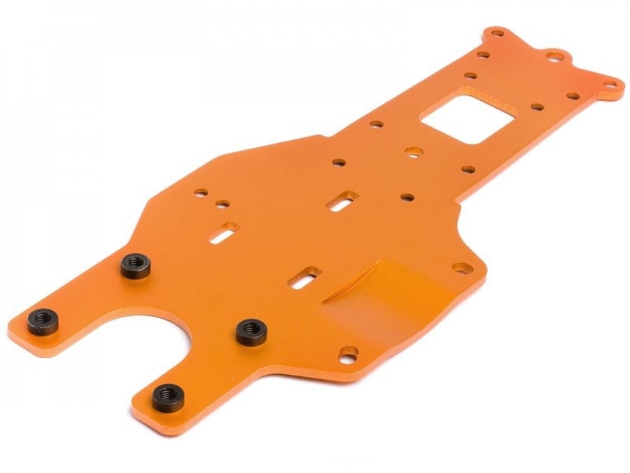 87482 - REAR CHASSIS PLATE (ORANGE)