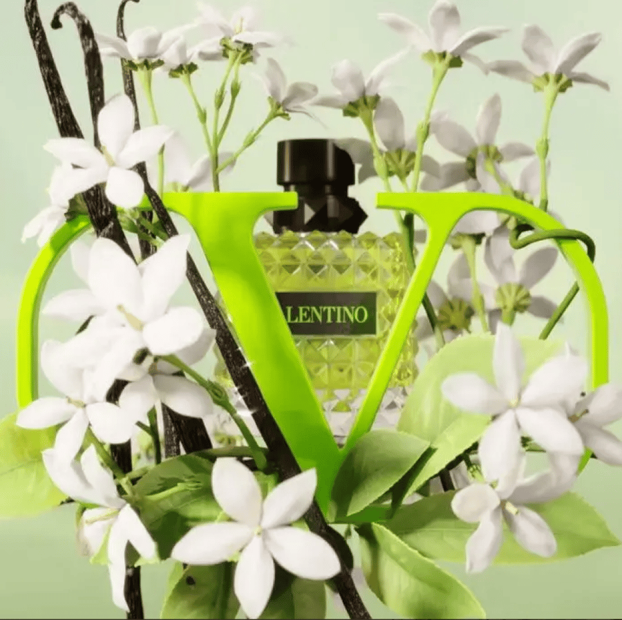 عطر فالنتينو دونا بورن ان روما جرين سترافغانزا او دو بارفيوم نسائي 100مل