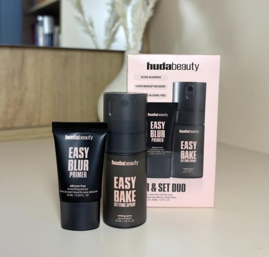 مجموعة هدى بيوتي برايمر مع مثبت مكياج ميني -10ml+30ml