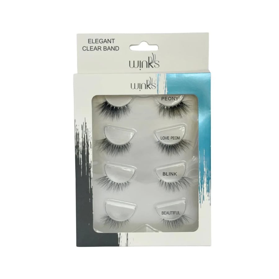 طقم رموش وينكس - ELEGANT CLEAR BAND