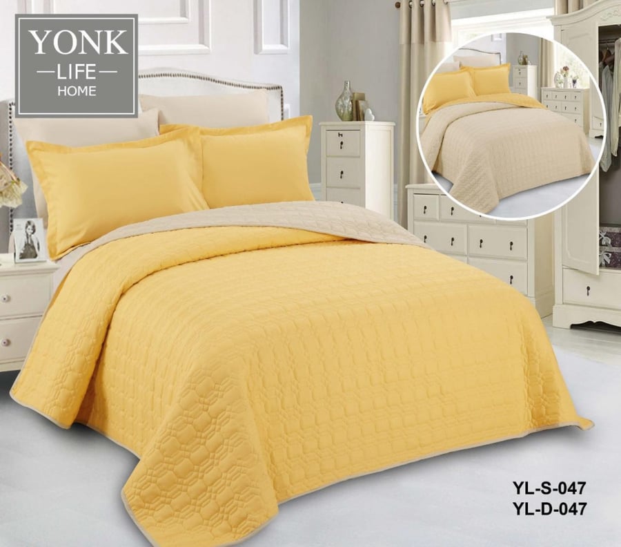 مفرش صيفي مضغوط كوين 4 قطع YL-S-047