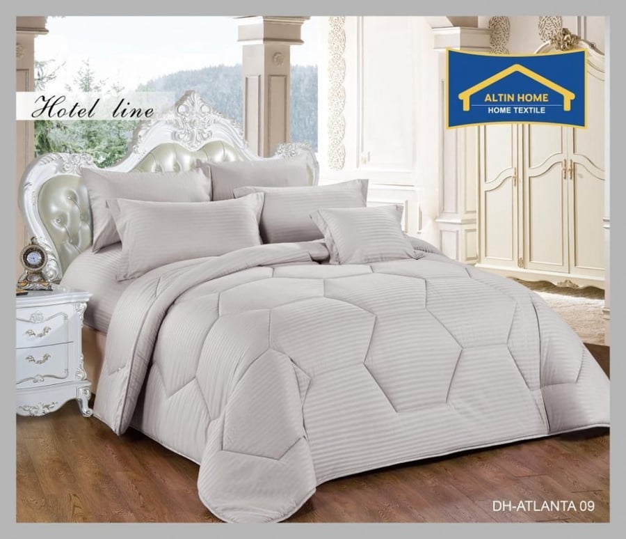 Summer bedspread for two, 7 pieces, fixed filling, DH-ATLANTA-09